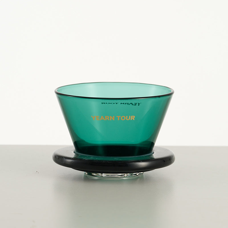 YEARN TOUR Stellar Neutron Glass Dripper - Lake Green