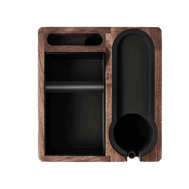 zeroHero Walnut Knock Box Station - 58mm