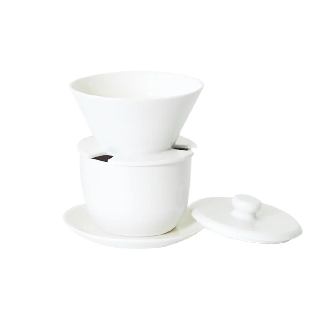 April Pour Over Ceramic Brewer – Manual Coffee Dripper