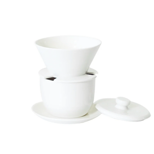 April Pour Over Ceramic Brewer – Manual Coffee Dripper