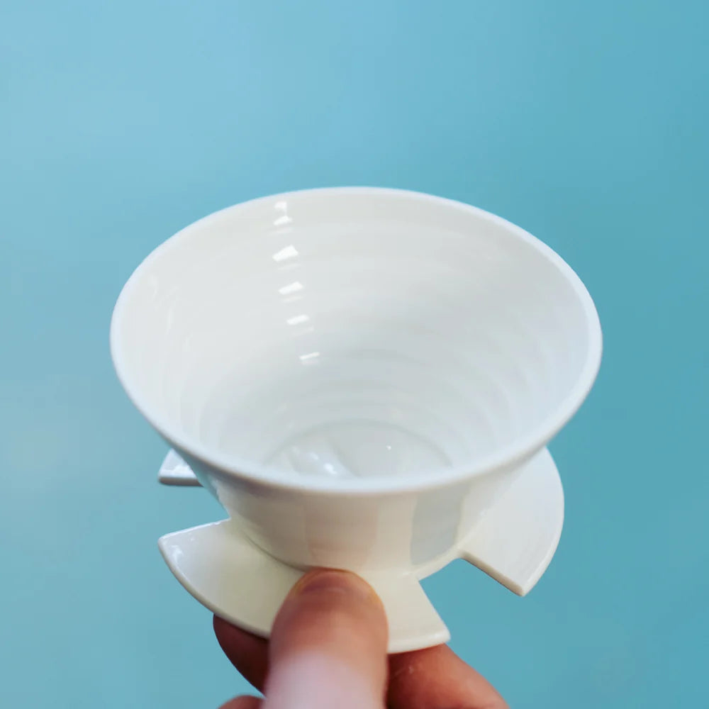 April Pour Over Ceramic Brewer – Manual Coffee Dripper