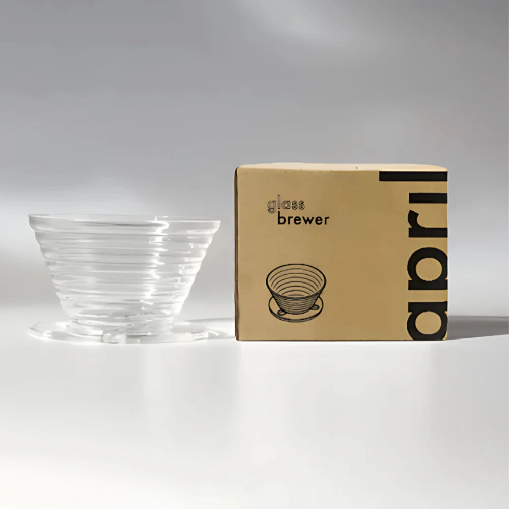 April Pour Over Glass Brewer – Manual Coffee Dripper