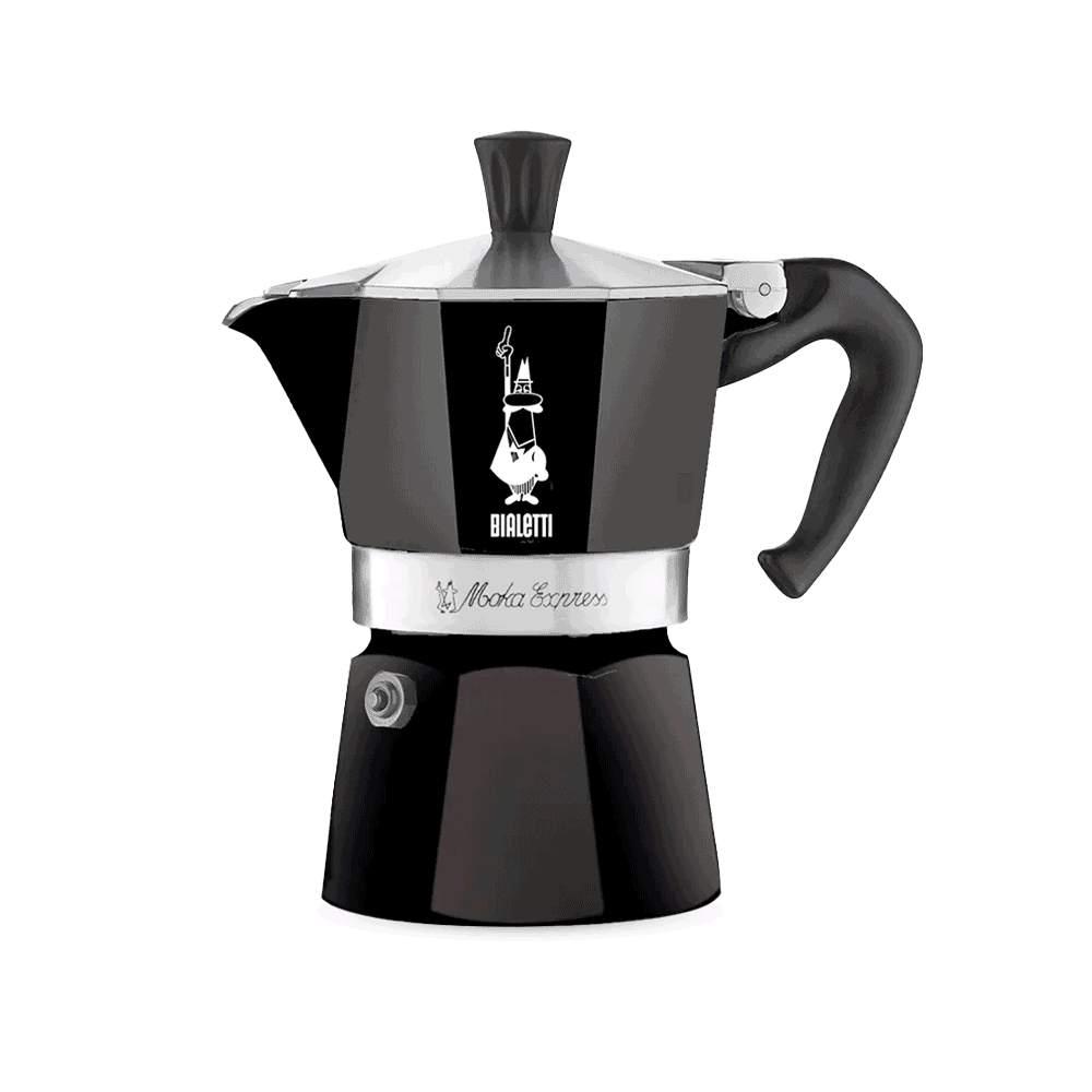 Bialetti Moka Express Coffee Maker – Red & Black Edition