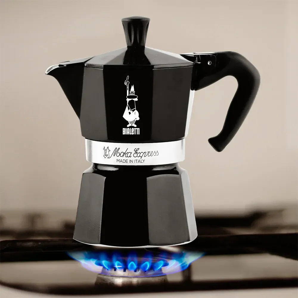 Bialetti Moka Express Coffee Maker – Red & Black Edition