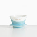 YEARN TOUR Basket Porcelain Dripper - Shallow Sea Blue