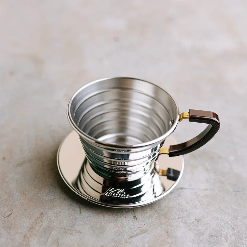 Kalita Wave 155 Stainless Steel Dripper – 1-2 Cups