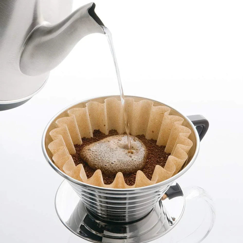 Kalita Wave 155 Stainless Steel Dripper – 1-2 Cups