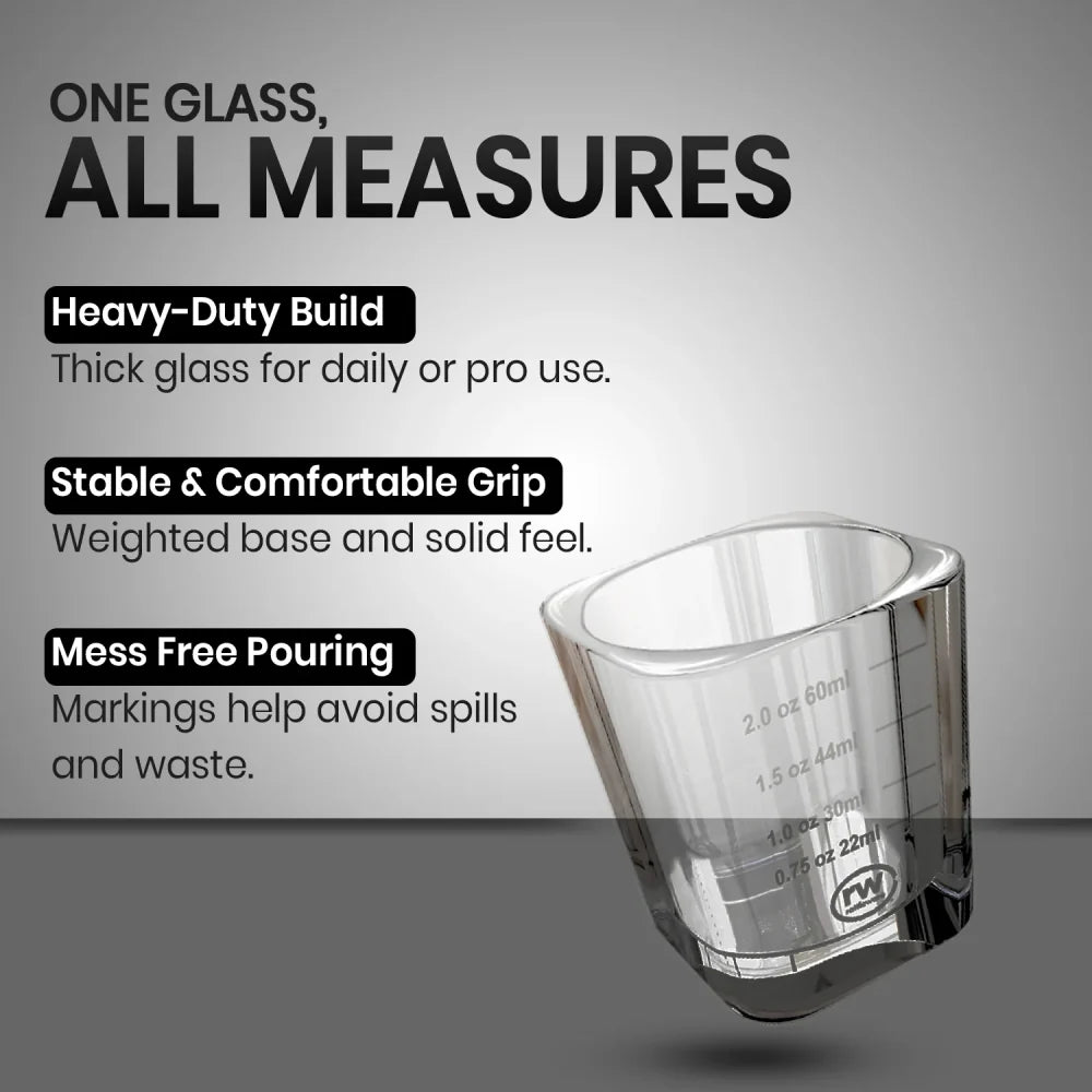 Rattleware Premium 2oz Graduated Shot Glass