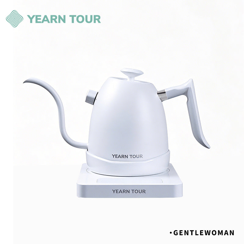 YEARN TOUR Flow Adjuster Kettle 1 L - White