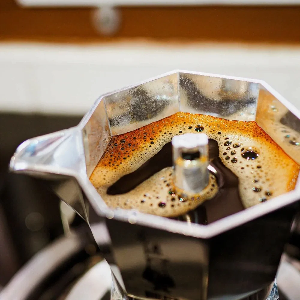 Bialetti Moka Express Coffee Maker – Silver Classic Stovetop Espresso Pot