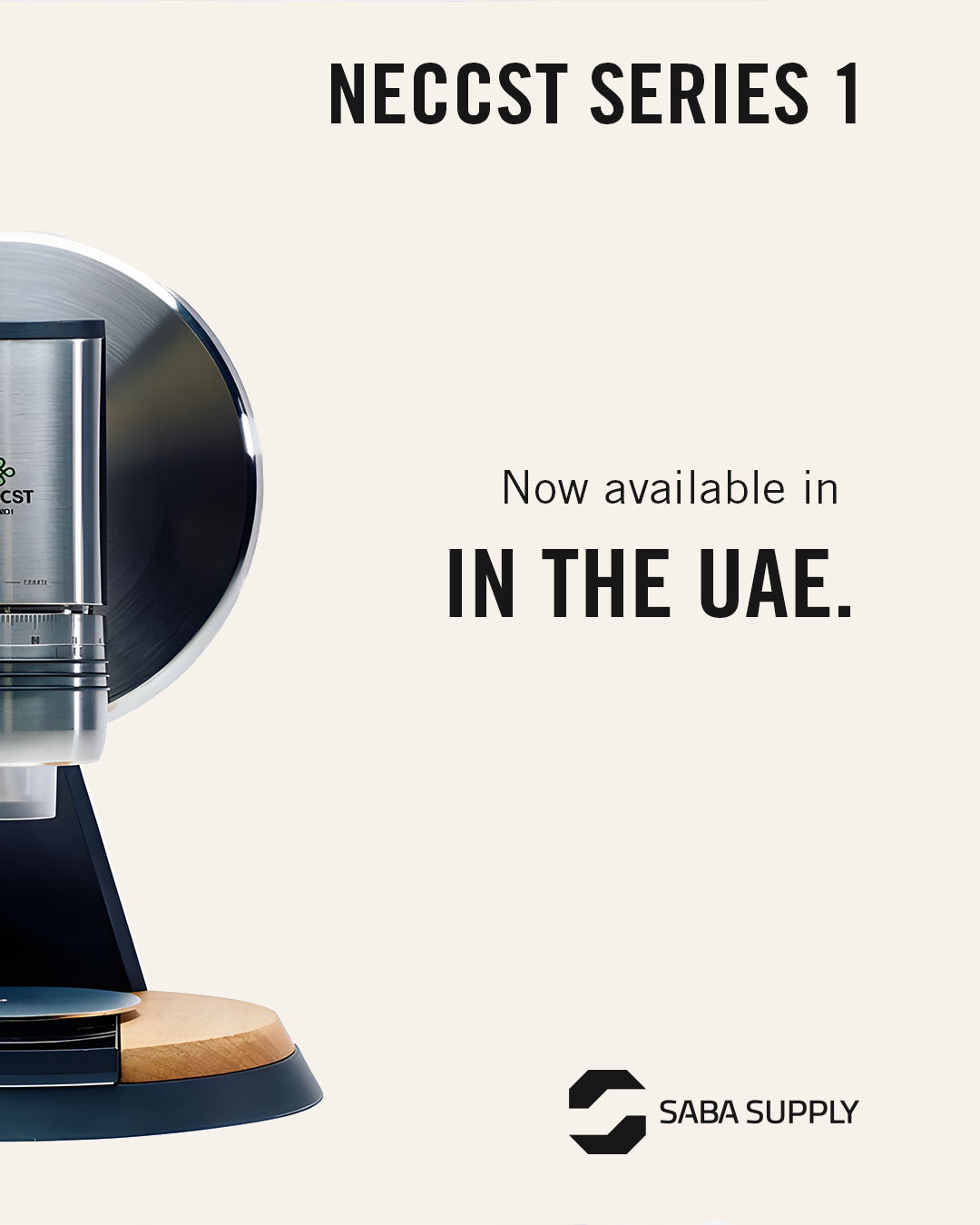 NECCST Series 1 available in the UAE from Saba Supply